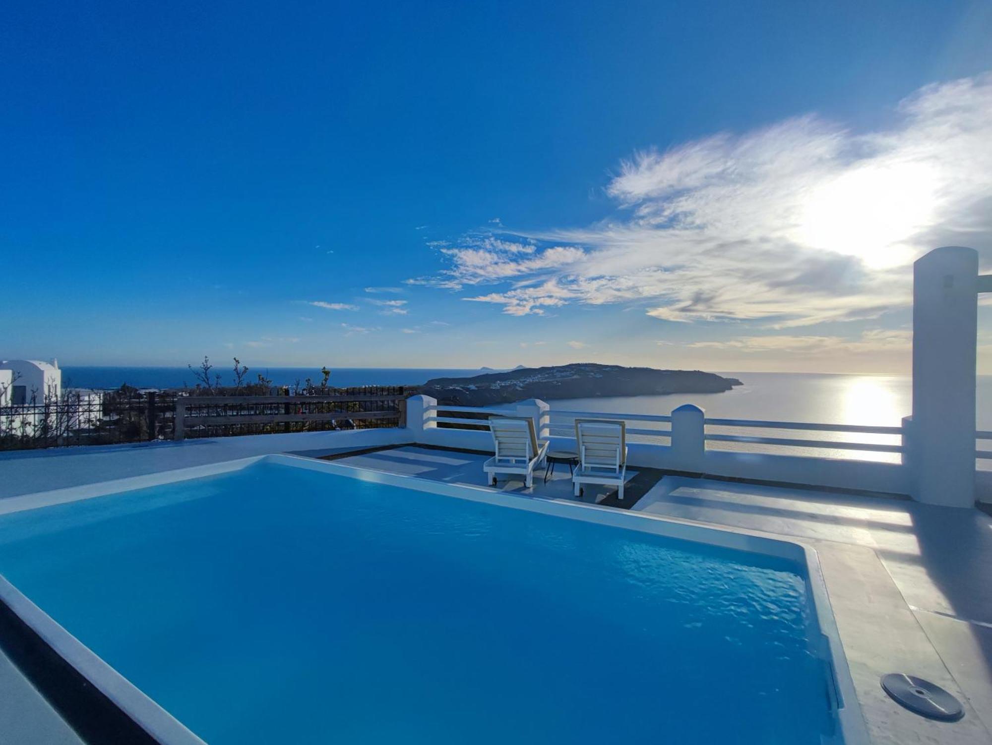 The Cliff Reflections - Adults Only Apartment Megalochori  Luaran gambar